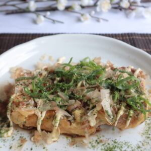 Tofu Takoyaki in a Pan