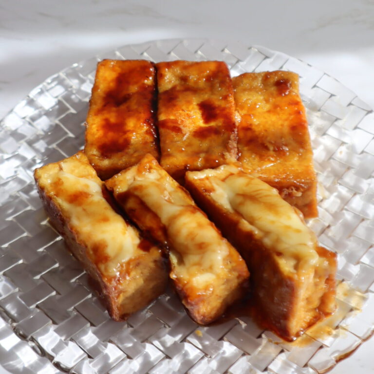 Cheese-Stuffed Fried Tofu