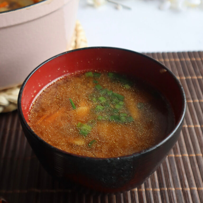 Tonjiru (Japanese Pork Miso Soup)